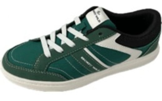 「BODY WILD」婦人用　スニーカー　 BLS 5592　（グリーン／22.5cm）