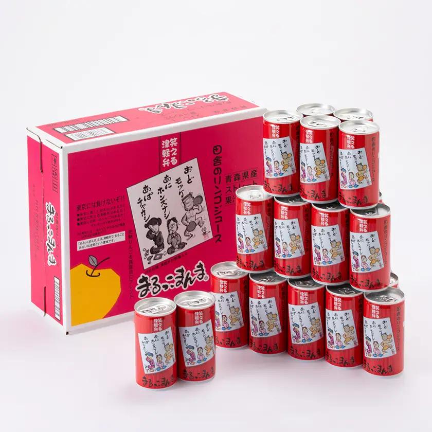 【まるっこまんま】リンゴジュース30缶入り【1734227】