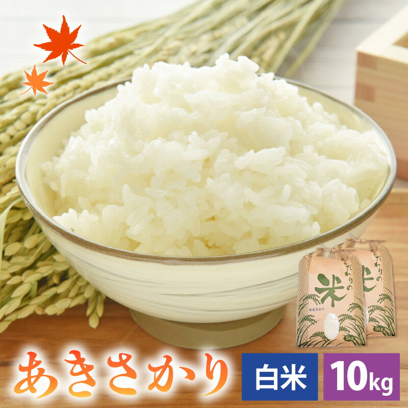 【ふるさと納税】【先行予約】 【新米】 令和7年産 あきさかり 10kg 福井県産 コシヒカリ系統品種【白米】【お米 アキサカリ 10キロ】 【2025年11月より順次発送】 [e30-b013]
