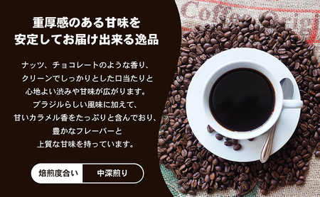 自家焙煎珈琲豆専門店のおうちコーヒー（ブラジルショコラ） 300g コーヒー豆 コーヒー粉  豆タイプ