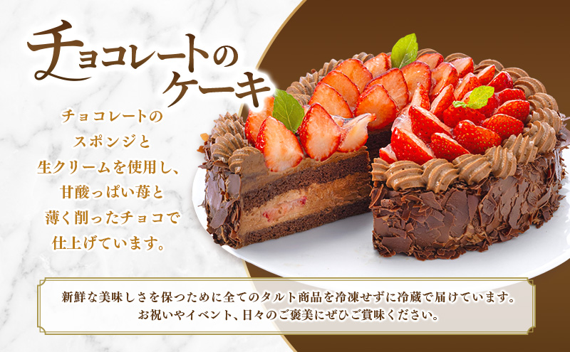 エクラン・ビジュー「チョコレートのケーキ」 お菓子 タルト 宝石箱 フルーツ 新鮮 美味しい カスタードクリーム 手作業 安心 しっとり 