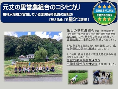 コシヒカリ 5㎏ れんげ緑肥で育てたみえの安心食材の認定 　化学肥料不使用  安心食材認定 国産コシヒカリ GE-03