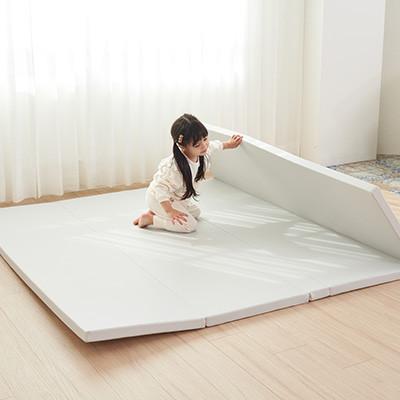 ふるさと納税 川口市 popomi 抗菌プレイマットCLEAN　グレー　140×200×4cm |  | 01