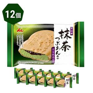 もなか 抹茶 つぶあん 宇治 12個 もなか