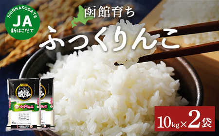 JA新はこだて函館育ちふっくりんこ10ｋｇ×2袋 HOKV002  | 三菱重工浦和レッズレディースの選手も絶賛！|