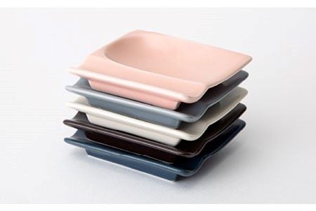 【波佐見焼】 万能 小皿 重宝皿 マットカラー5枚セット  食器 皿 【アイユー】 [UA19]  波佐見焼