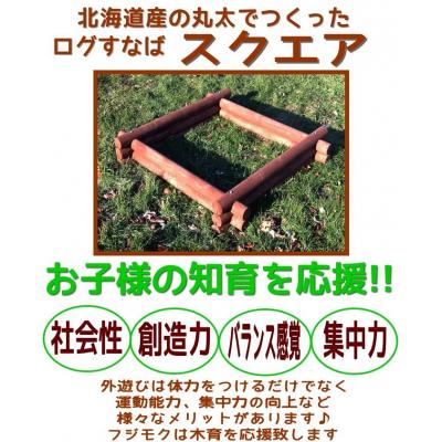 ふるさと納税 標茶町 不二木材　ログ砂場(スクエア) |  | 01