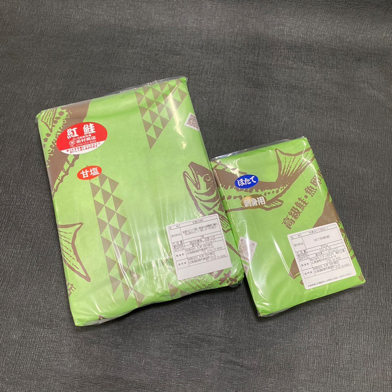 厚切り紅鮭一尾 18切れ＆ホタテ250g×3 セット 北海道 釧路 ふるさと納税 鮭 紅鮭 サケ さけ 切身 帆立 ほたて 冷凍 甘塩 魚 魚介 海鮮 海産物 _F4F-4310