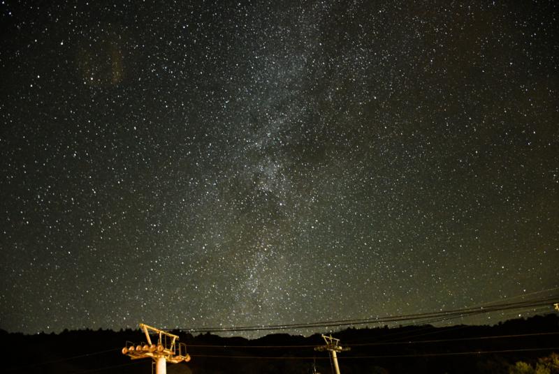 夜には満点の星空がみれるかも・・・