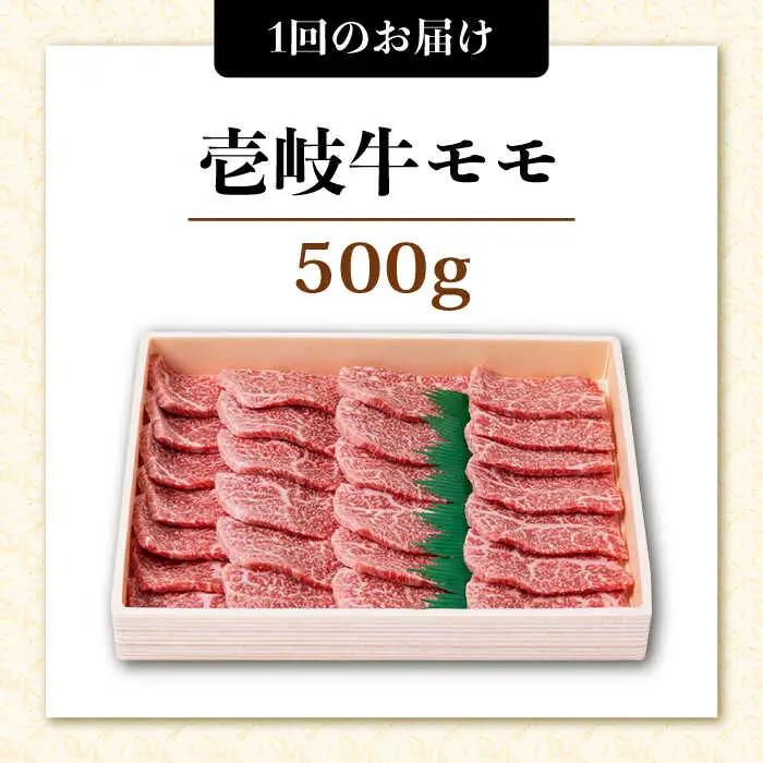 【全12回定期便】壱岐牛 焼き肉 セット 500g [JCG056]焼肉