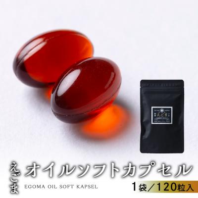 ふるさと納税 下呂市 えごまオイル ソフトカプセル 1袋 120粒入り (1カ月分)えごま油【40-7】