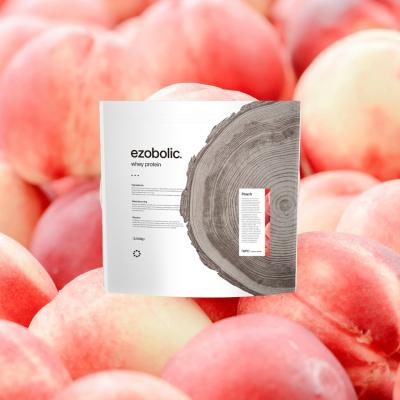 ふるさと納税 下関市 【定期便 3回】ピーチ風味 EZOBOLIC プロテイン 3kg LG303-K