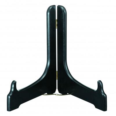 ふるさと納税 海南市 紀州漆器 木製 皿立て 黒塗 6寸 高さ18cm