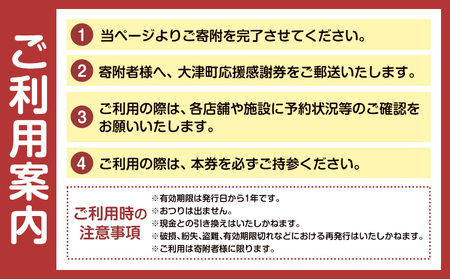 大津町 応援感謝券 5000円 観光協会《30日以内に出荷予定(土日祝除く)》熊本県 大津町 飲食店 宿泊施設