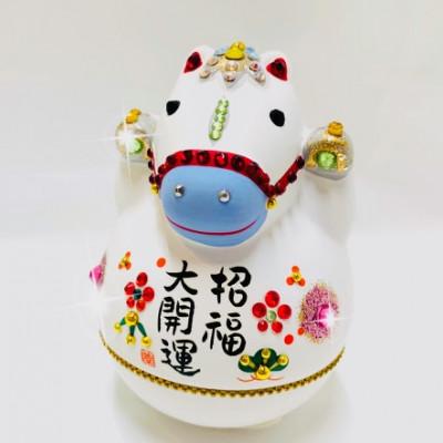 ふるさと納税 中間市 2026年度丙午金運ころりん馬　1点