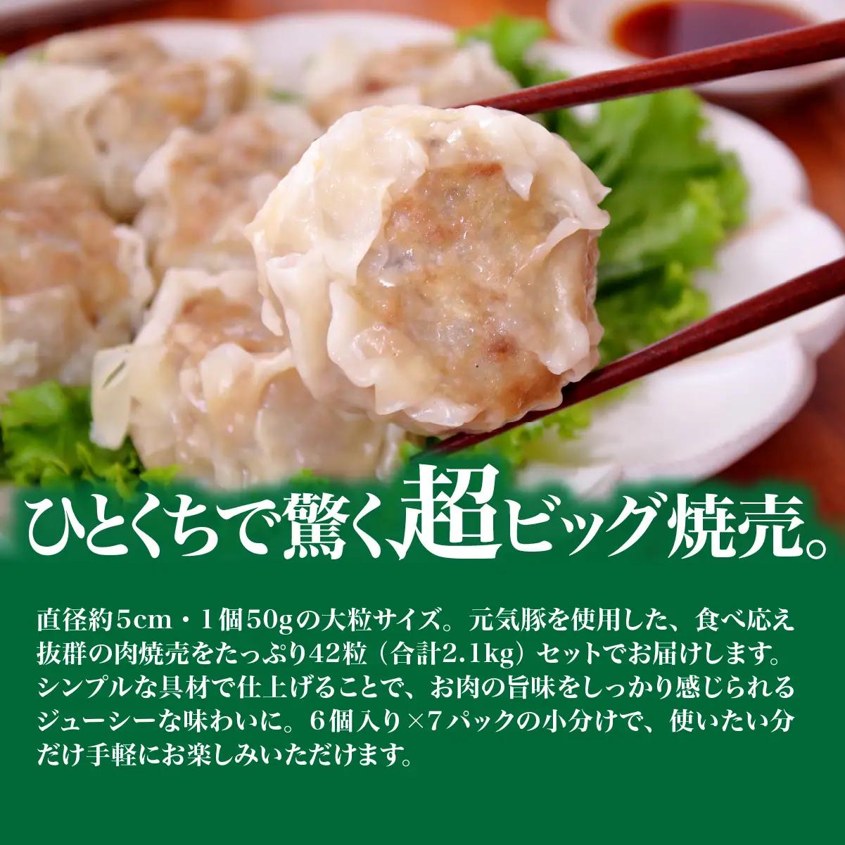 元気豚　大粒肉焼売　4パックセット_焼売 シューマイ 大粒_【配送不可地域：離島・沖縄県】TAKB050
