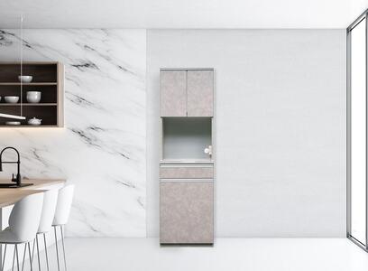 （ムラミグレー）【開梱設置】 オッド 食器棚 幅60cm ダイニングボード 完成品 キッチン収納 スリム 大川家具 キッチンボード