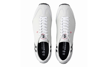 スニーカー PATRICK IRIS WH/BK 23501 シューズ 靴 レザースニーカー ドライビングシューズ メンズ レディース 本革 兵庫 姫路市 26.5cm（EUサイズ：42）