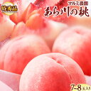 【ふるさと納税】【予約受付】「あら川の桃」 特秀品約3kg （7~8個入） マルミ農園 《2025年6月下旬-8月下頃より出荷》 和歌山県 紀の川市