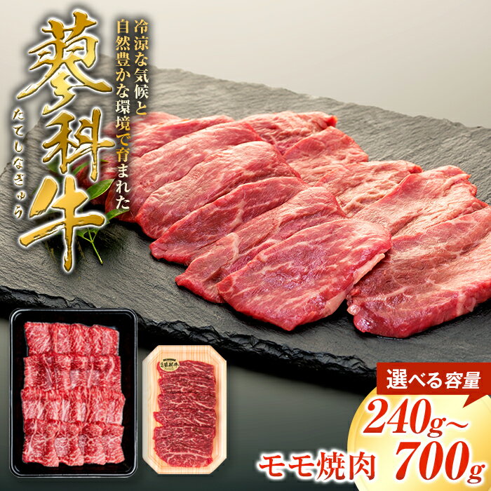 【ふるさと納税】 蓼科牛 モモ焼肉120g（2～4パック）、350g（1～2パック） | 国産 肉 牛肉 牛 お肉 焼肉 焼き肉 モモ BBQ バーベキュー お取り寄せ グルメ 蓼科牛 ふるさと 信州 長野県 立科町 蓼科