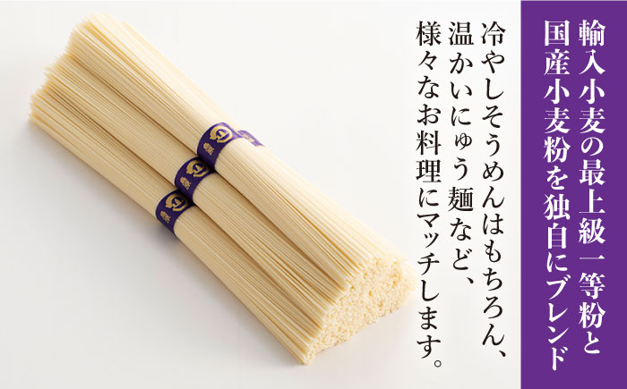 島原手延そうめん 山道そうめん 特級品 50g×5束×2袋 / そうめん 素麺 麺 乾麺 / 南島原市 / そうめんの山道 [SDC004]