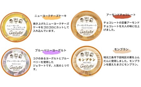 [春期限定]果樹園のジェラートセレクト春セレクト2 [12種×各1個] 合計12個セット ジェラート詰合せ アイス詰合せ ジェラートセット アイスセット 濃厚ジェラート  [田沢農園] 【019S04
