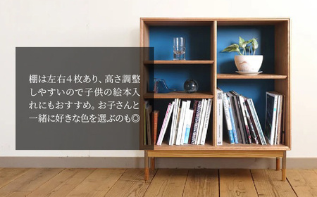 本棚 ブックシェルフ 組立式 W900×D300×H970(mm) / Oak | 本棚 東松山