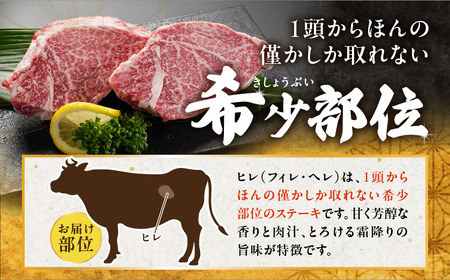 宮崎牛ヒレステーキ150g×8枚_94-N201_(都城市) 宮崎牛 宮崎県産 ヒレ ステーキ肉 ミヤチク 黒毛和牛 冷凍