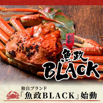 ふるさと納税 京丹後市 【訳あり】魚屋から茹でたて プレミアムズワイガニ 魚政BLACK大サイズ 1匹(11月〜12月発送) |  | 01