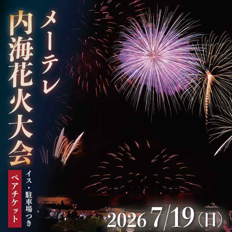 【ふるさと納税】 メーテレ内海花火大会 観覧ペアチケット イス・駐車場つき 愛知県南知多町 内海観光協会 レジャー 観光 体験 花火大会 花火大会チケット 旅行 観覧 花火 知多半島 体験チケット 花火旅行 おすすめ チケット 愛知県 南知多