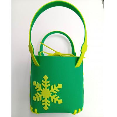 ふるさと納税 川口市 (株)フジカ工業　オリジナルスポンジバッグキット　グリーン