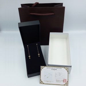 K18　ハートデザイン　ピアス　APE5017YG
