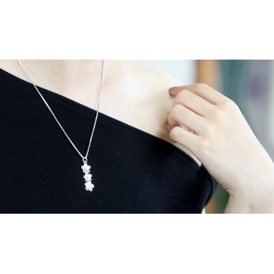 ふるさと納税 桜川市 newトリプル桜のペンダント |  | 01