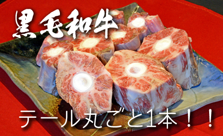 【黒毛和牛専門店直送】黒毛和牛テール 1本　約1_s　（国産 牛肉 希少部位 ビーフシチュー）