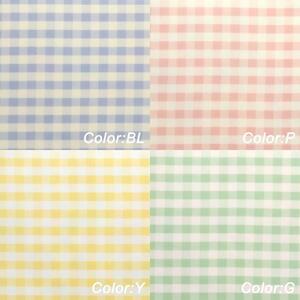 【ブルー×ピンク2枚組】タツクラフト ST ランチョン トレー M 33cm ミルキー チェック