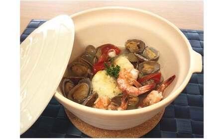 A20-86 有田焼 熱々のまま食卓へ「Only碗」（アイボリー）