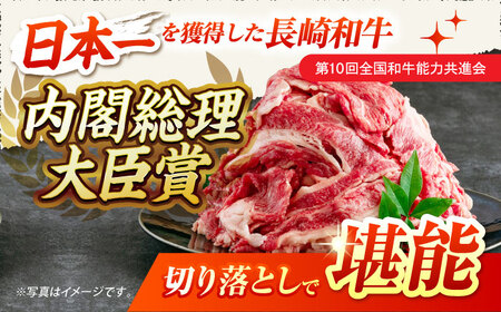 【6回定期便】長崎和牛切り落とし約1kg[ECS019]