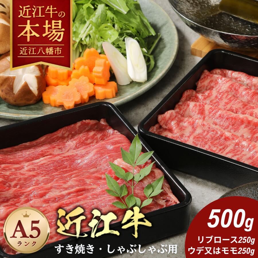 【4等級以上】厳選　近江牛　すき焼き・しゃぶしゃぶ【500g】【牛肉】【牛】【A4】【A5】【国産】