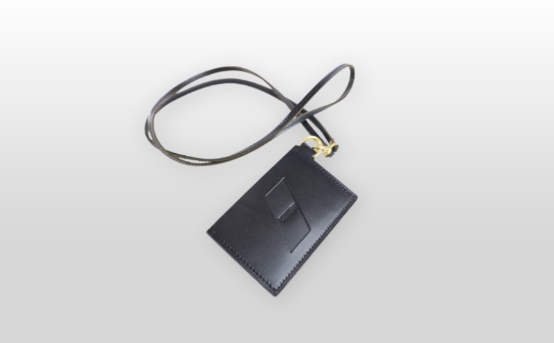 パスケース TAANNERR IC Card Holder ブラック ディープブルー グ