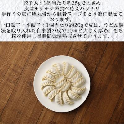 ふるさと納税 豊後大野市 【うちの餃子】餃子(大)・一口餃子・水餃子Bセット |  | 01