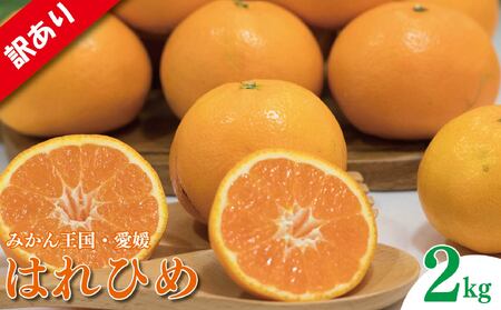 【みかん】 訳あり 家庭用 はれひめ S~3L玉 約2kg 【VEG0051】
