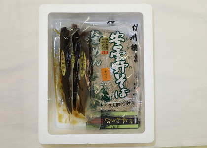 信州安曇野生そばと岩魚甘露煮詰合せ