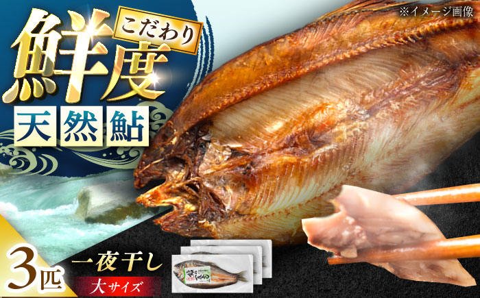 天然あゆの一夜干し 大 3匹セット / あゆ 天然 鮎 / 恵那市 / 恵那物産館 [AUFS002]