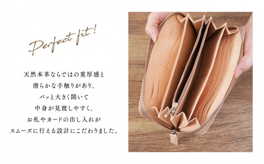 本革 長財布