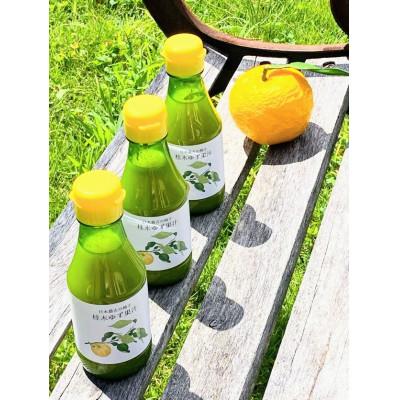 ふるさと納税 ときがわ町 ゆず果汁セット　35本