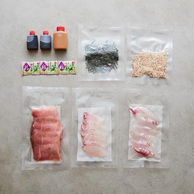 ふるさと納税 牛久市 【1952年創業 鮮魚の小林】鮮魚店が営む鮨屋の天然魚 漬け丼セット |  | 03