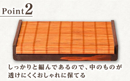 すだれリモコンボックス / リモコン 小物 伝統工芸品 八女すだれ[AFAC003]