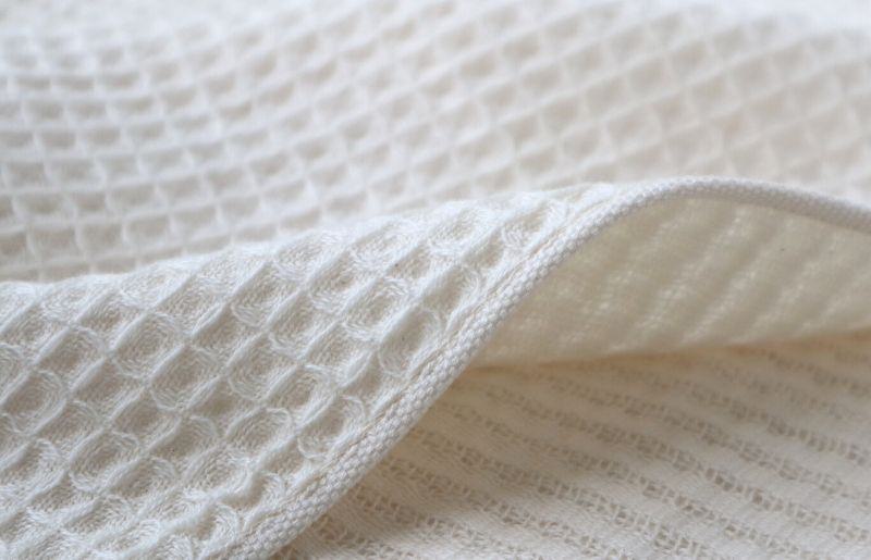 【フルオーガニックコットン】ふんわりワッフルタオル6枚セット G1966