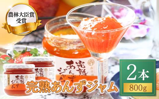 完熟した実だけのとっておき 完熟あんずジャム (400g×2本)｜杏子 おやつ デザート スイーツ 軽食 信州 長野県 千曲市