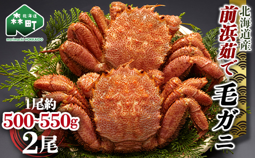 【12/27~12/31にお届け】北海道 毛ガニ 容量が選べる 前浜茹で毛がに 約500g~550g 2尾 かに カニ 蟹 ガニ がに 森町 毛蟹 毛かに 毛がに 毛カニ 毛ガニ mr1-1526